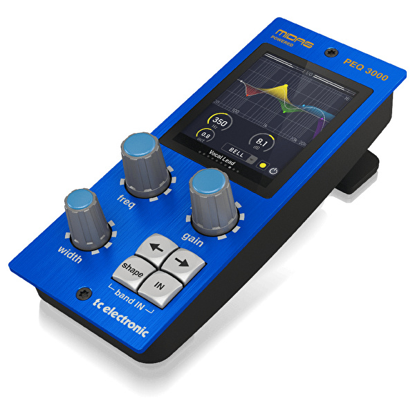 TC ELECTRONIC PEQ 3000-DT Midas Parametrik EQ Plug-In Hardware Kontrol Arayüzü